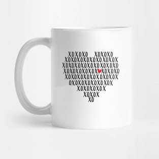 Xoxo Heart Valentine Mug